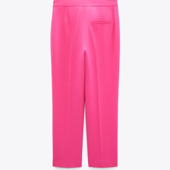 ZARA BLOGGERS FAV MINIMAL HIGH WAIST PANTS - Picture 11 of 12